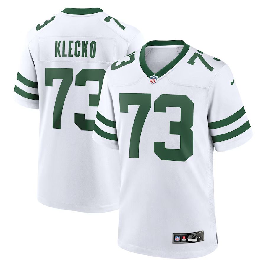 Men New York Jets #73 Joe Klecko Nike White Legacy Retired Player Game NFL Jersey->minnesota vikings->NFL Jersey